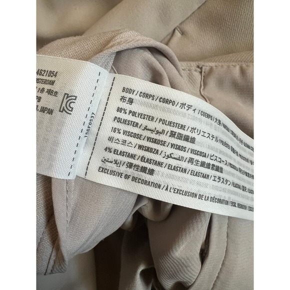 Abercrombie & Fitch Sloane Tailored Straight Pant Light Taupe - Picture 7 of 8